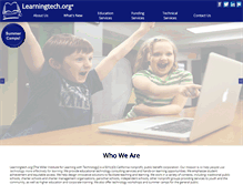 Tablet Screenshot of learningtech.org